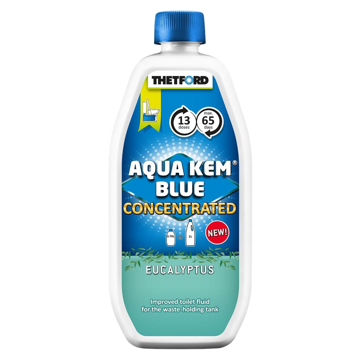 THETFORD - DISGREGANTE AQUA KEM BLUE CONCENTRADO EUCALIPTUS