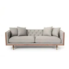 THE POPULAR DESIGN - SOFA 3C WOODBOX GRIS EAMES