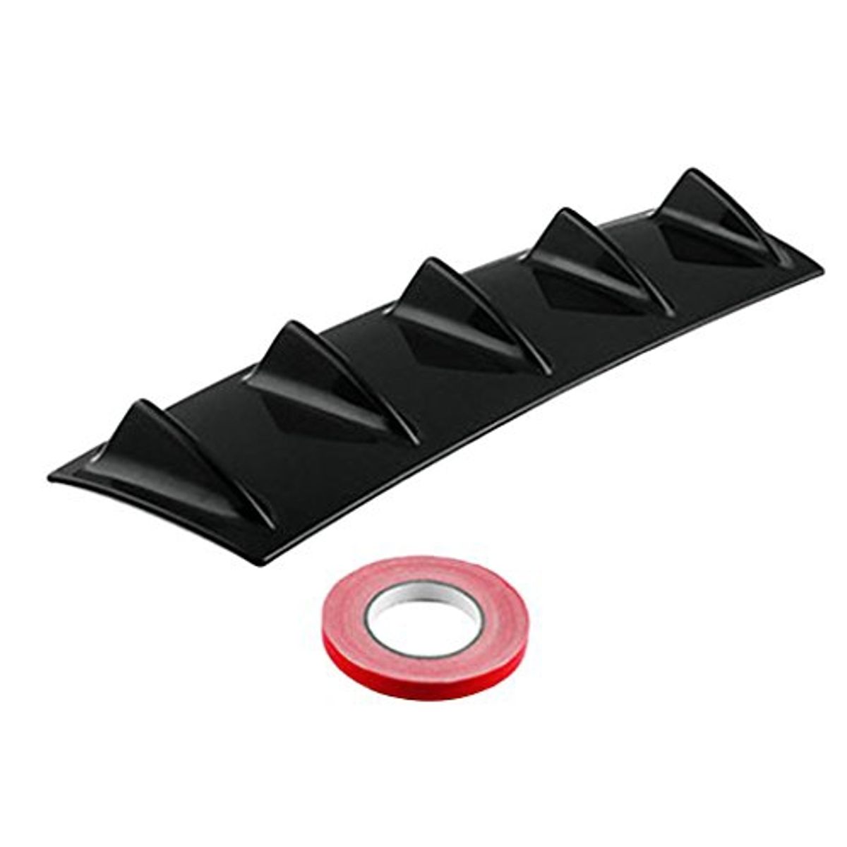 GENERICO - Difusor Parachoque Trasero 5 puntas Auto Tuning Karvas