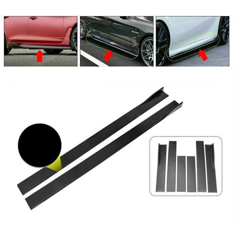 GENERICO - Par Lip Lateral 2M Difusores Faldon Universales Auto Karvas