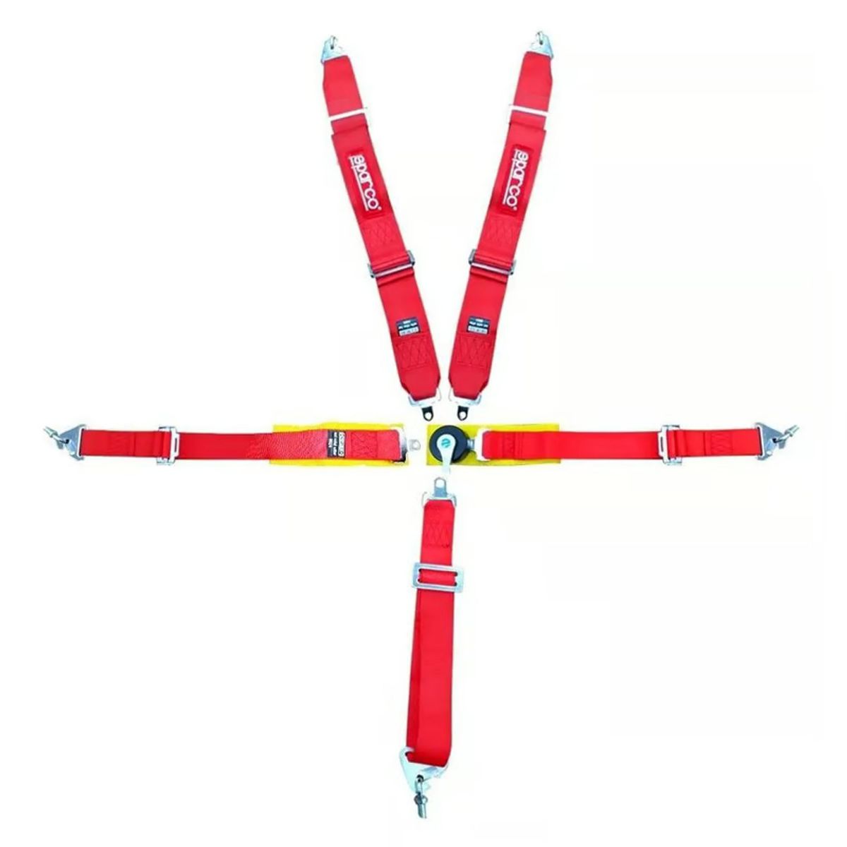 GENERICO - Cinturon TAKATA VERDE 4 Puntas Competicion Tuning Karvas