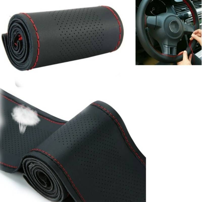 GENERICO - Cubre Volante Cuero Para Peugeot Universal Auto Suv Karvas