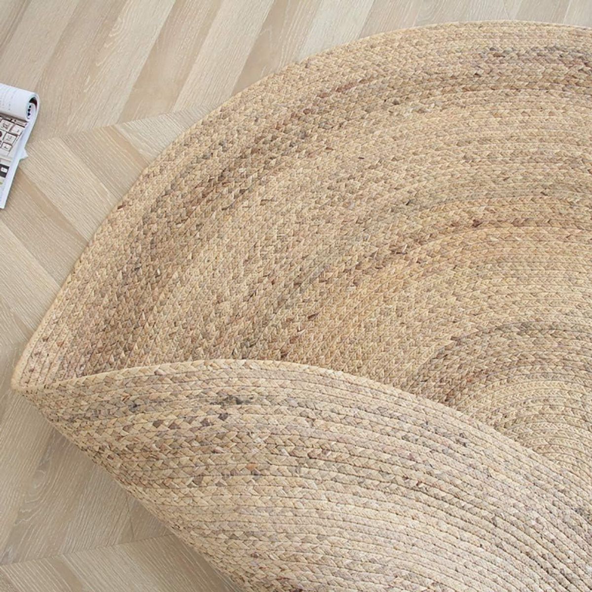 GENERICO - Alfombra redonda Yute  120CM.