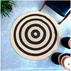 GENERICO - Alfombra redonda Yute 120CM.