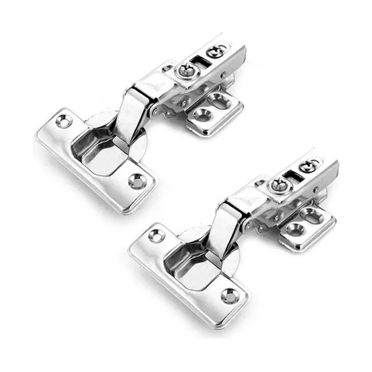 GENERICO - Set 10 Bisagras Rectas Cierre Suave 35 Mm