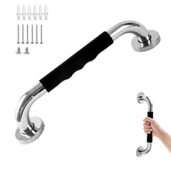 AIZO - 60cm Barra Agarre Inoxidable Baño Con Silicona Antideslizante 60cm