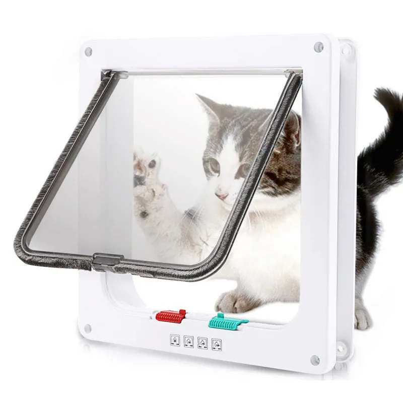 AIZO - Puerta Xl Para Perro Gato Mascota Para Varias Puertas