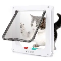 AIZO - Puerta Xl Para Perro Gato Mascota Para Varias Puertas