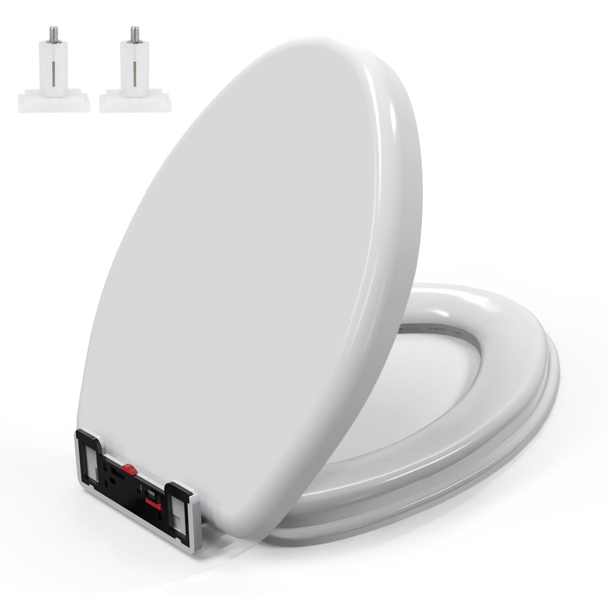 AIZO - Asiento De Inodoro De V Instalar Rápida Engrosado Con Tapa