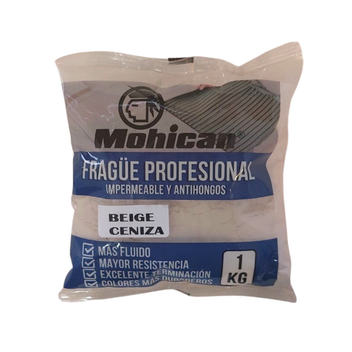 MOHICAN - FRAGUE FLUIDO 1 KG. BEIGE/CENIZA