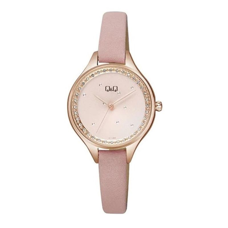 Q&Q - RELOJ QYQ MUJER CUERO QB73J102Y