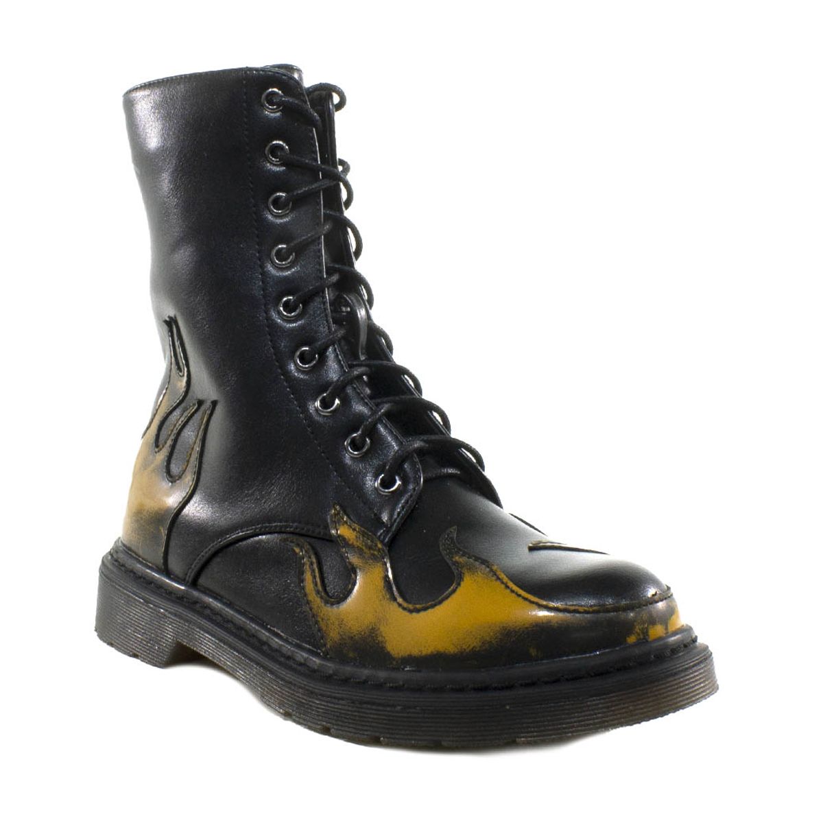 MAILEA - Botin de ecocuero para mujer negro