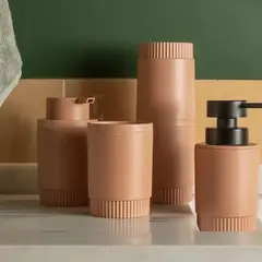 OU - Porta Algodón/Cepillo Dorica Naranja