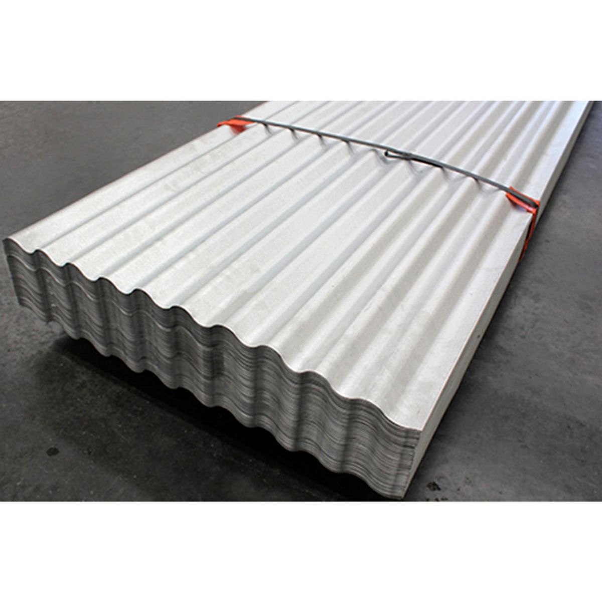 GENERICO - PLANCHA ZINC ALUM ONDUL. 0,35 MM X 851 MM X 2500 MM