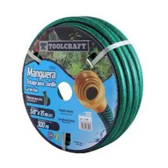 TOOLCRAFT - Manguera Tricapa Jardín 1/2'' X 15m Conexión Latón