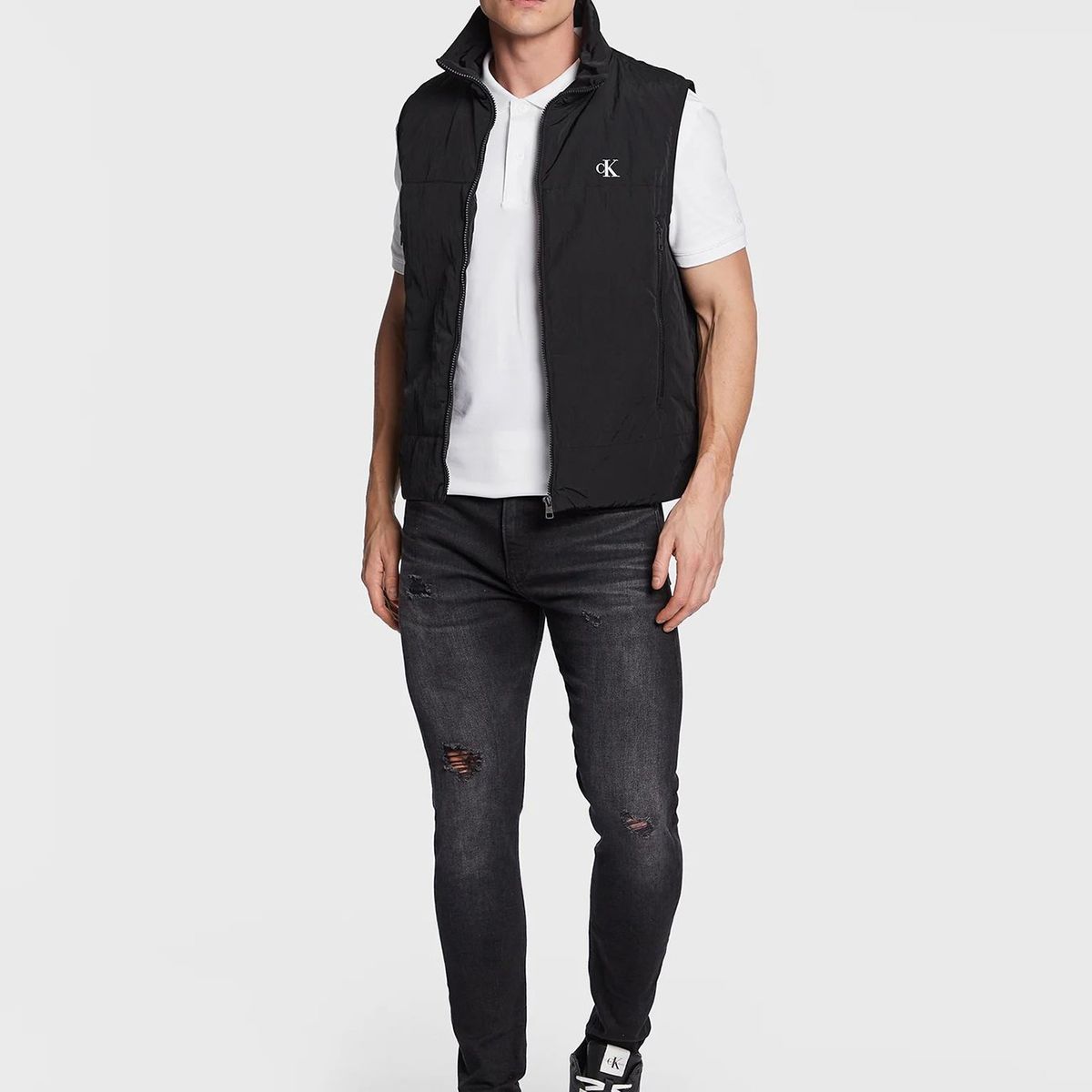 CALVIN KLEIN - Polo con logotipo Blanco Calvin Klein