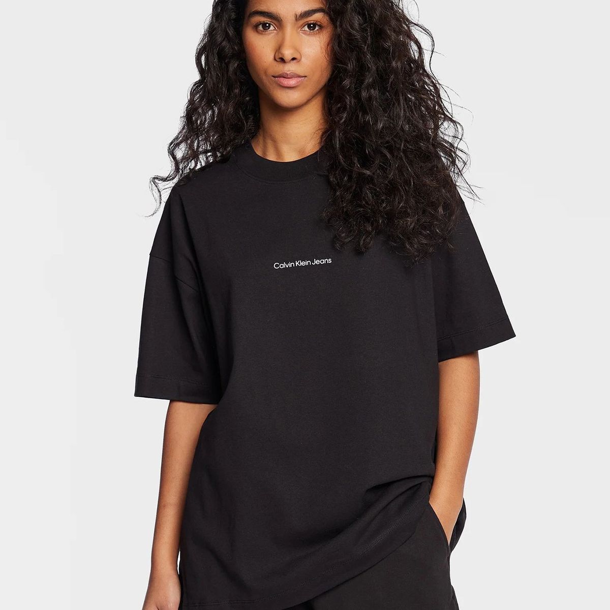 CALVIN KLEIN - Camiseta con logo Negro Calvin Klein