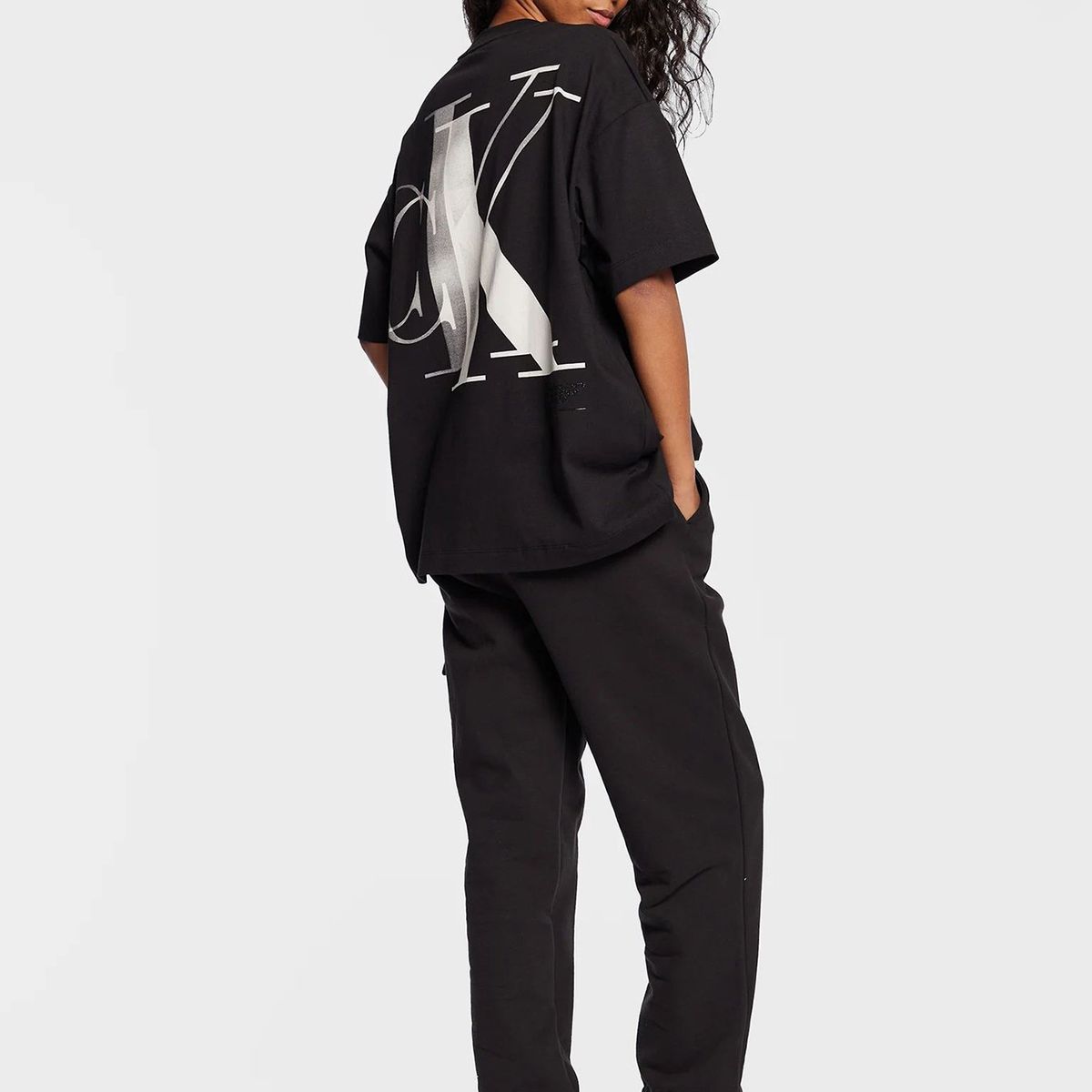 CALVIN KLEIN - Camiseta con logo Negro Calvin Klein