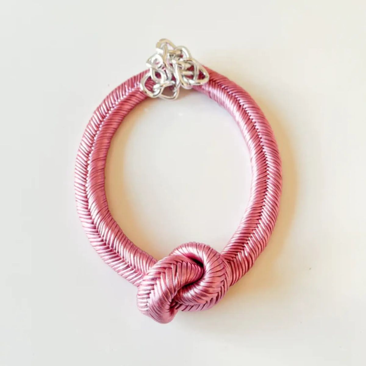 GENERICO - Maria La Biyux Collar Nudo Rosado