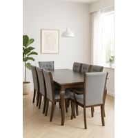 Comedor madera con 8 sillas modelo Montreal