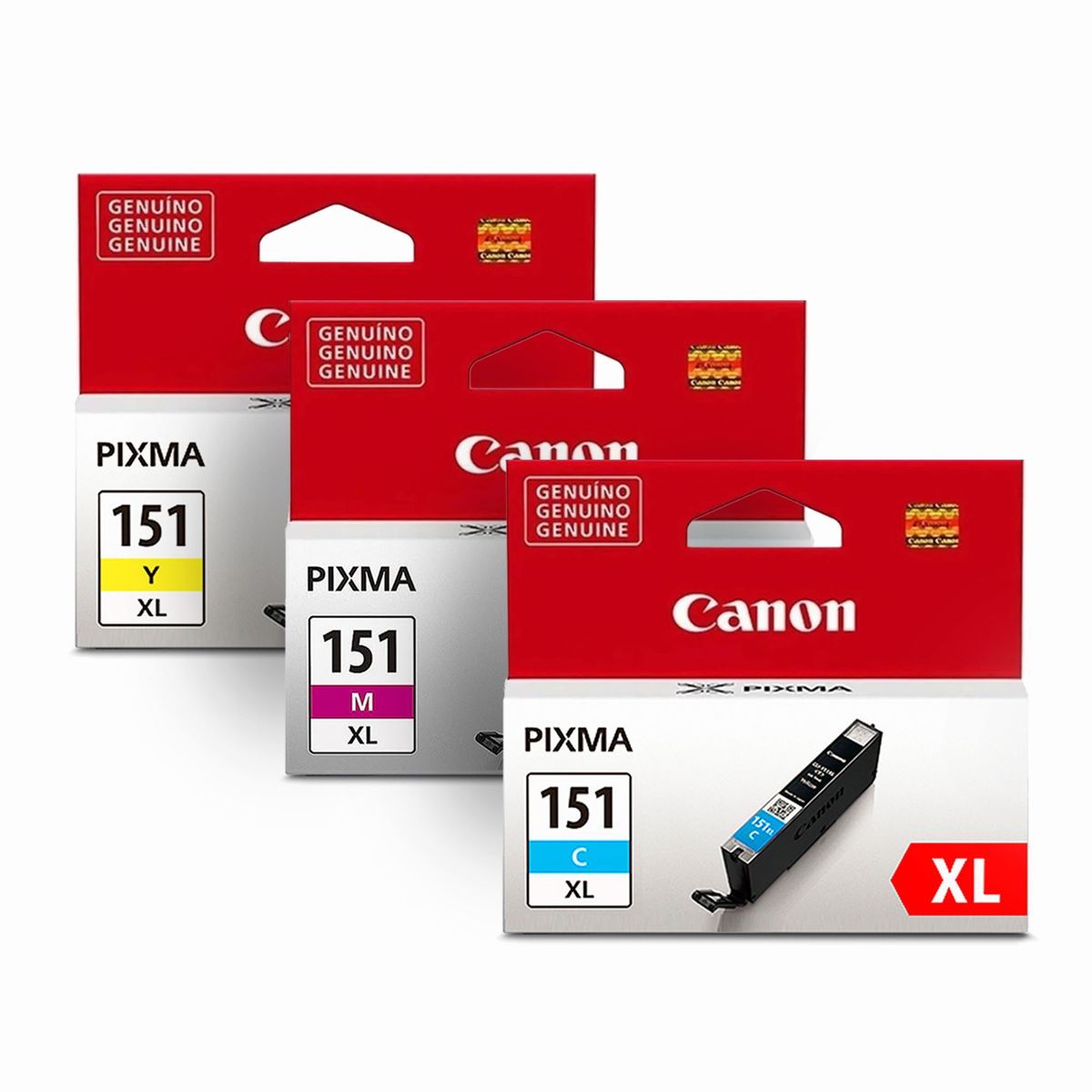 CANON - Pack X3 Tintas Canon Genuinas Cli151XL CMY Ip7210 Ix6810