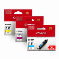 Pack X3 Tintas Genuinas Cli151XL CMY Ip7210 Ix6810