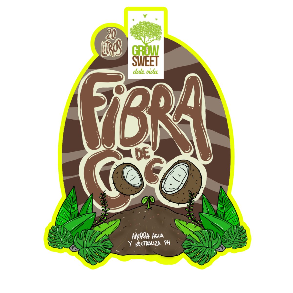 GROW SWEET - Fibra de Coco sustrato