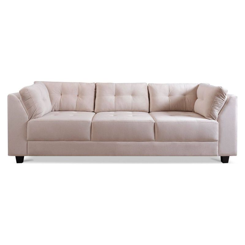 DIVANO - Sofá levante air 3 cuerpos beige.