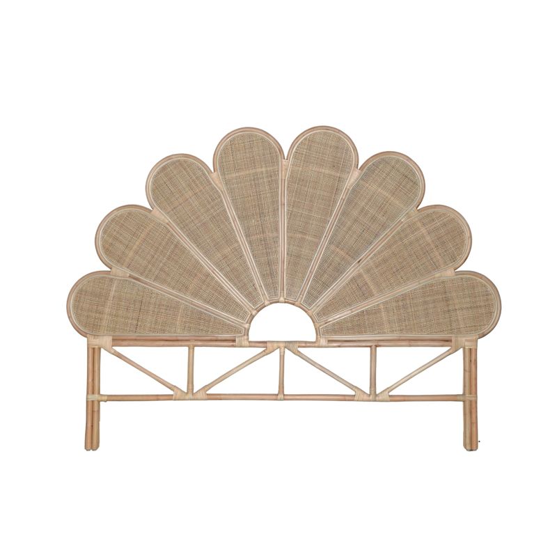 NECTAR - Respaldo de cama rattan natural 180 cm