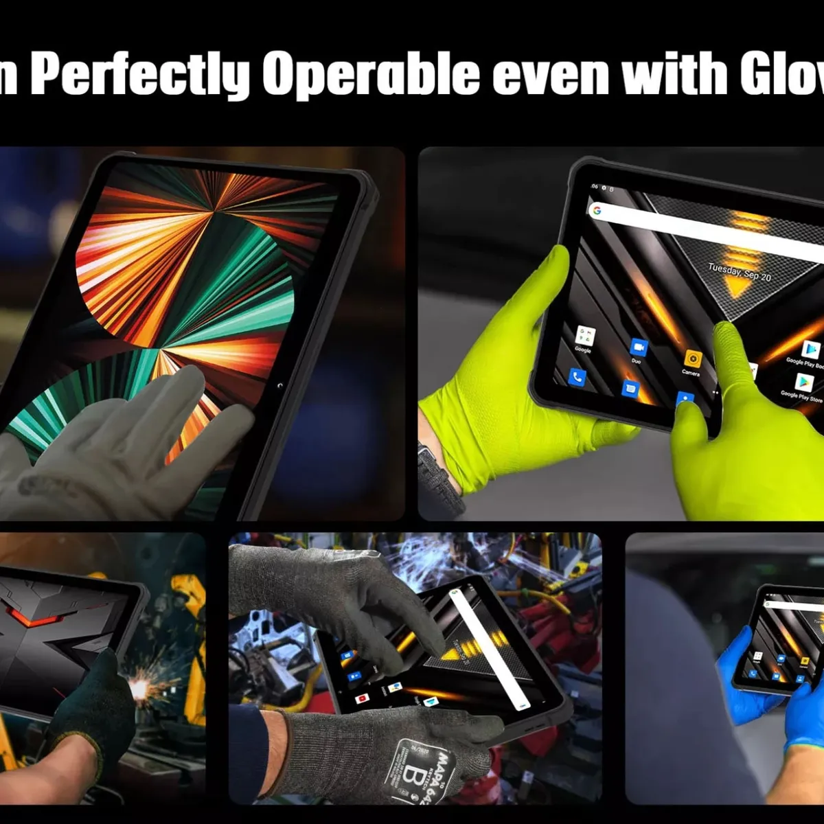 ULEFONE - Tablet Rugged R6 Pro IP68 4G Resistente Golpes Polvo y Agua