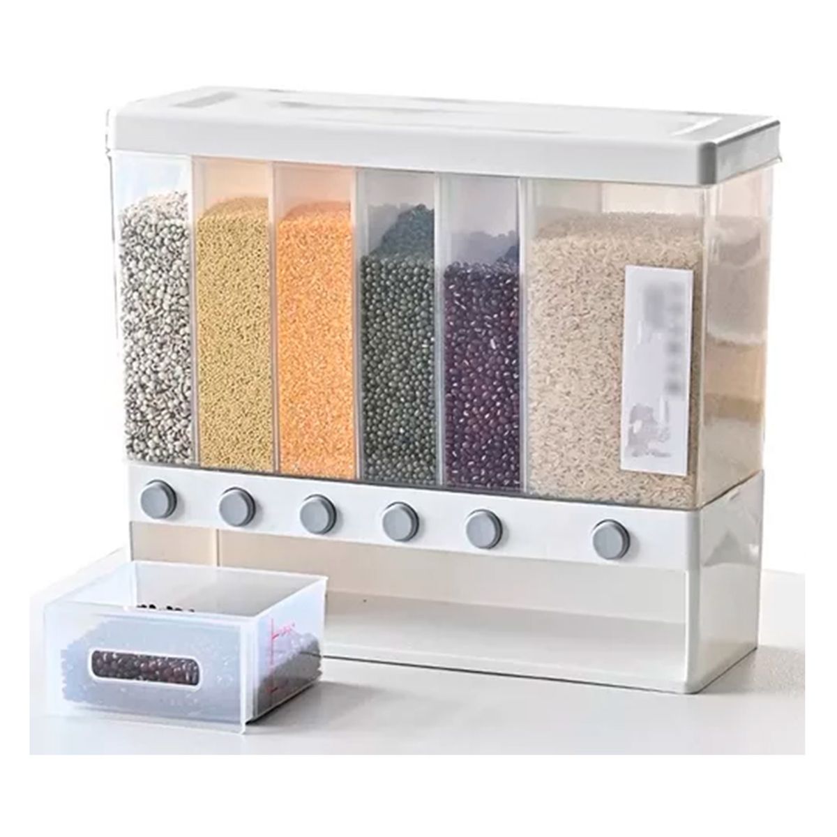 GENERICO - Dispensador Múltiple De Mesa Cereal Granos Frutos Secos