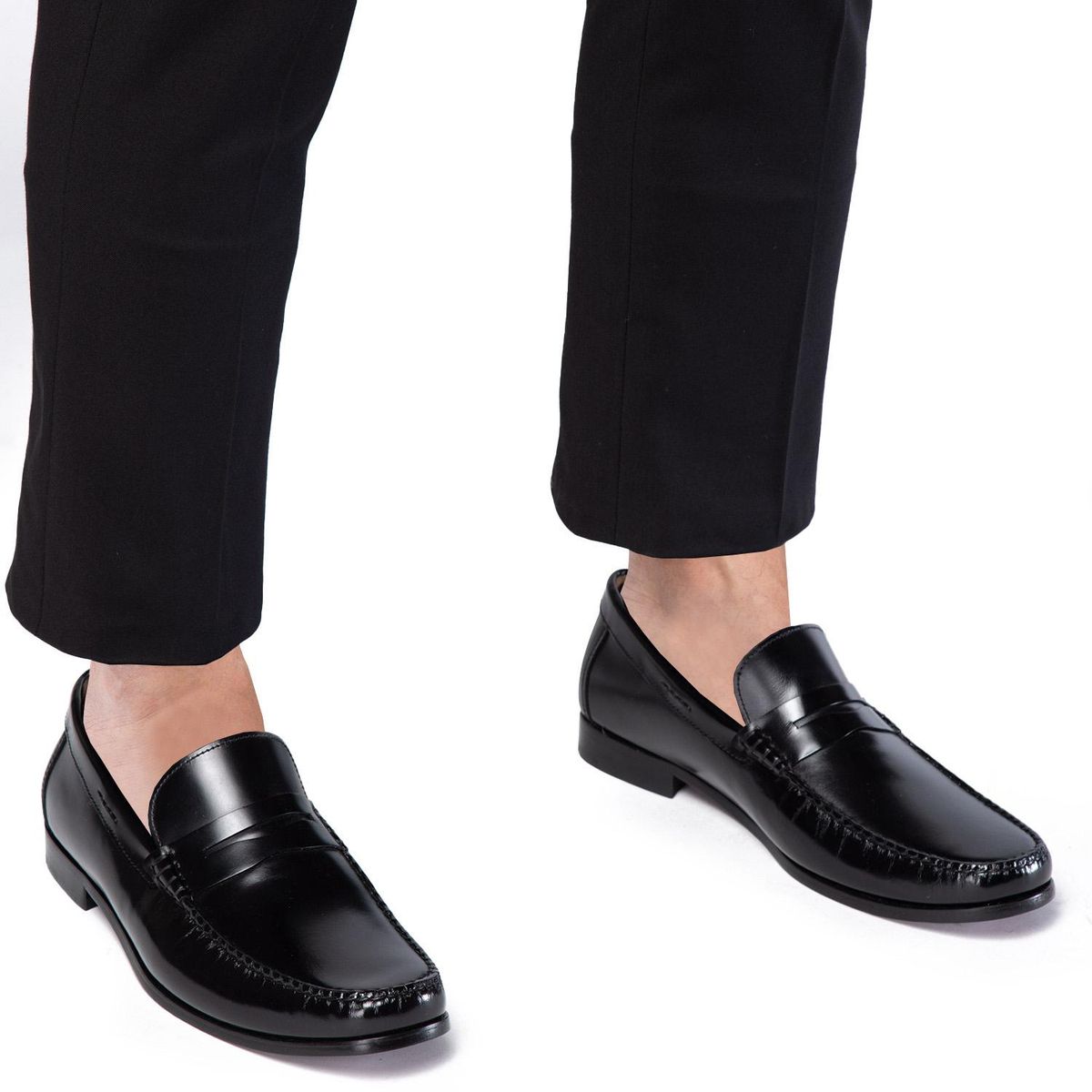 GUANTE - Mocasin - Hombre - Suela - Guante - Negro