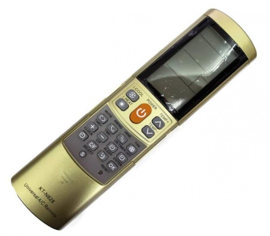 GENERICO CONTROL REMOTO UNIVERSAL KT-N828 para aire acondicionado CON SOPORTE