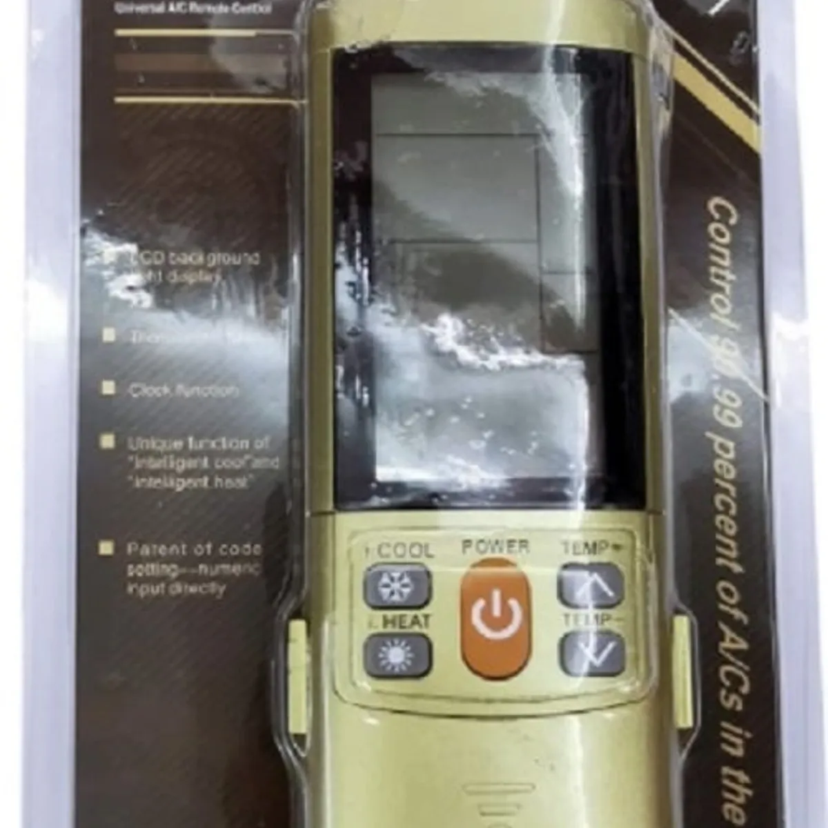 GENERICO - CONTROL REMOTO UNIVERSAL KT-N828 para aire acondicionado CON SOPORTE