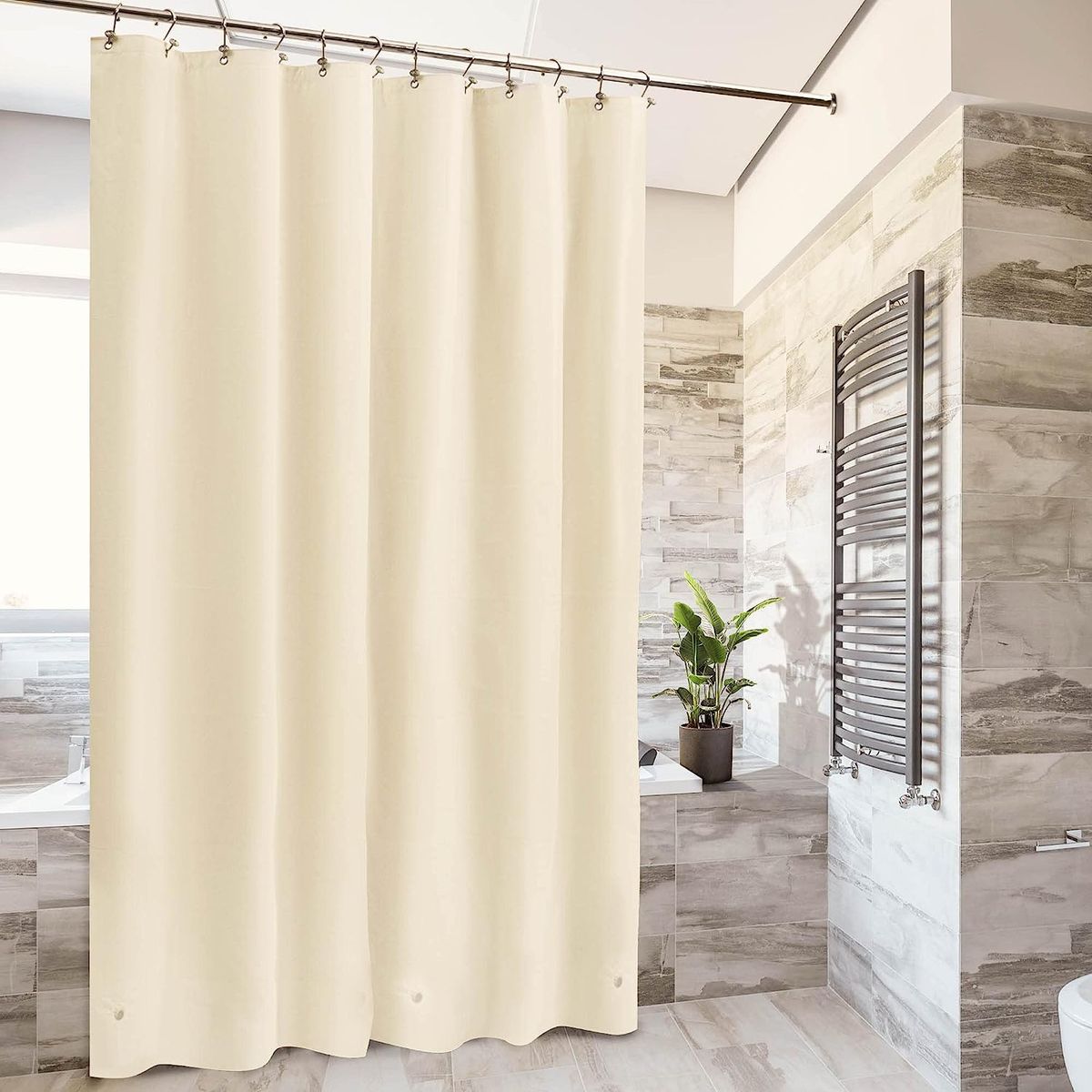 CAP DOR - Forro Cortina De Baño Beige PVC 183 x 183