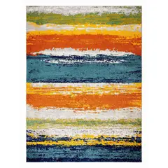 MODA ALFOMBRAS - Alfombra florida verde 240 x 305 cm