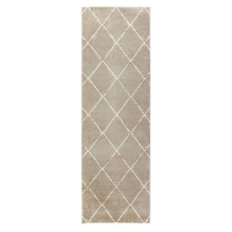 MODA ALFOMBRAS - Alfombra pasillo florida beige 70x230