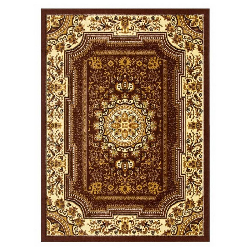 MODA ALFOMBRAS - Alfombra kashan king café 123 cm x 185 cm