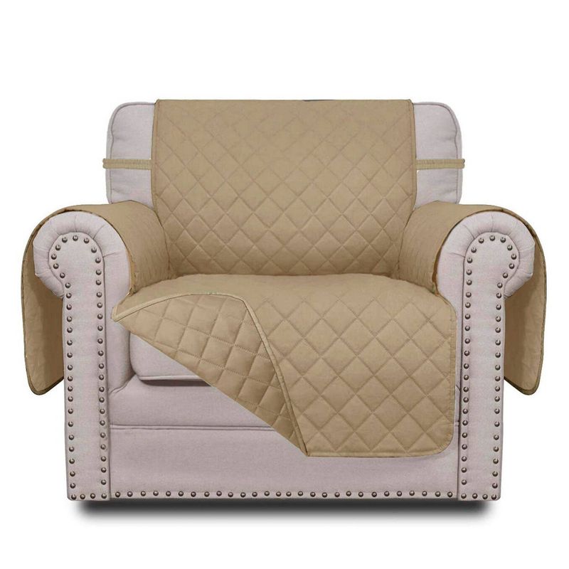 MODA ALFOMBRAS - Funda para sofa 1 cuerpo beige  78 x 85 cm