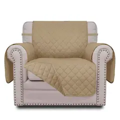 MODA ALFOMBRAS - Funda para sofa 1 cuerpo beige 78 x 85 cm