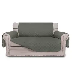 MODA ALFOMBRAS - Funda para sofa 2 cuerpo gris 135 x 85 cm