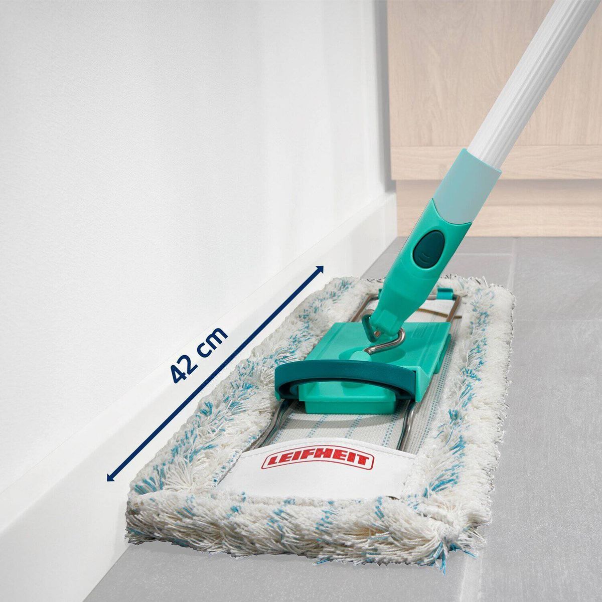 LEIFHEIT - Almohadilla de algodón de repuesto para mopa 55045