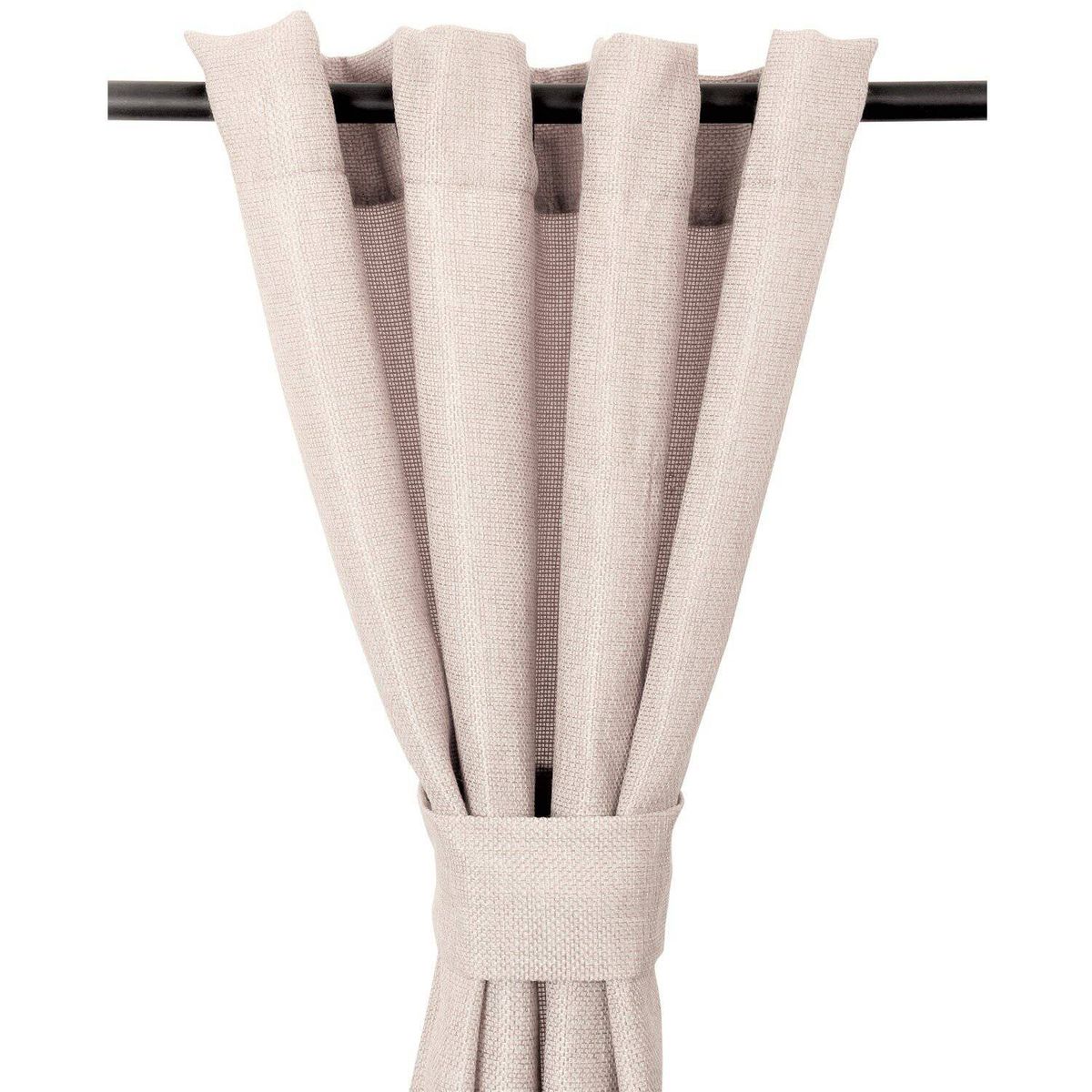 MASEL - Set 2 cortinas de ambiente kikar  Yvory   140x225