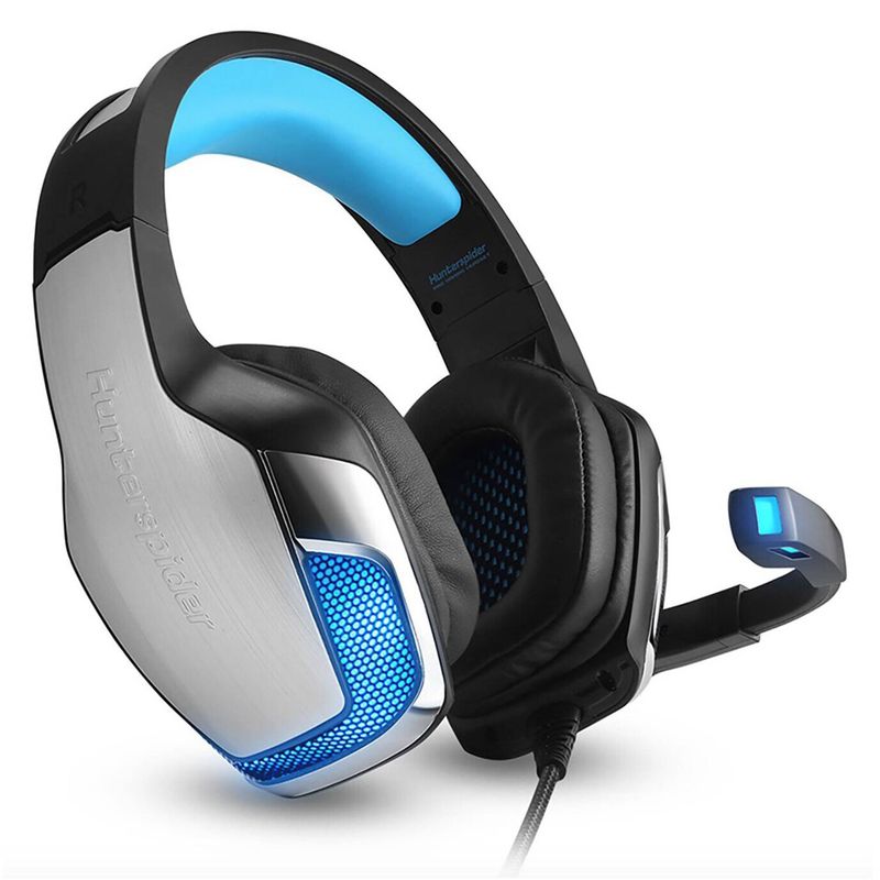 GENERICO - Audífono Gamer Profesional Hunterspider Negro