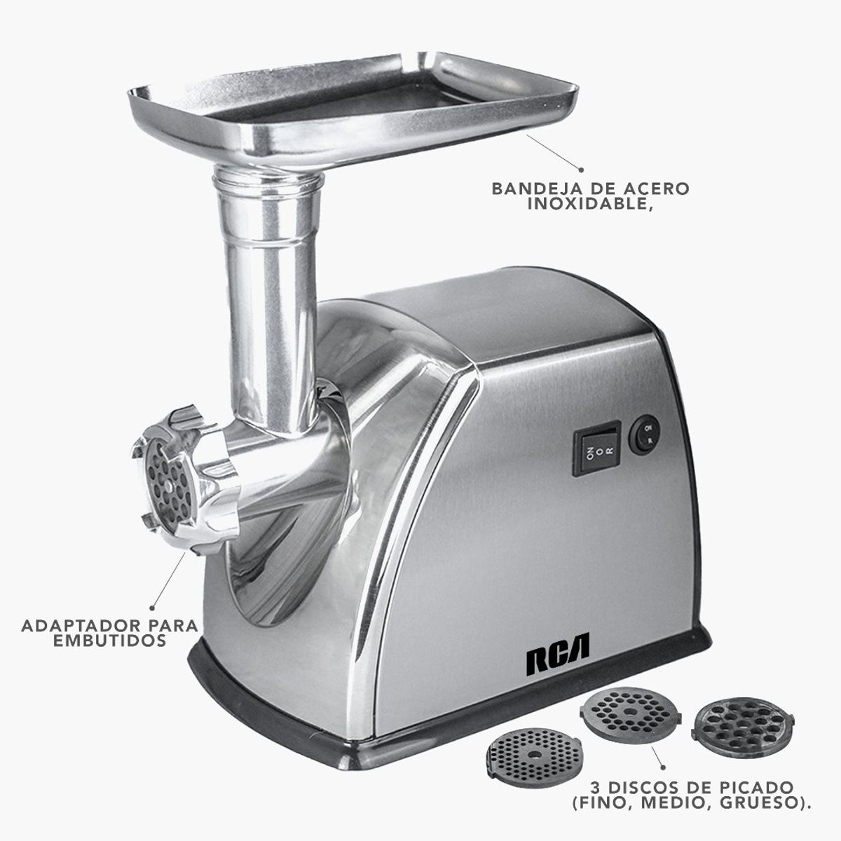 RCA - Moledora De Carne Electrica RCA 800W RH-950.