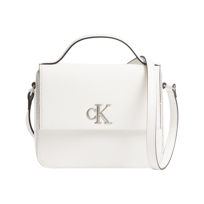 CALVIN KLEIN - Cartera pequeña con logo Blanco Calvin Klein