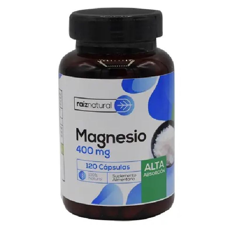 RAIZ NATURAL - Magnesio 400 mg x 120 Capsulas