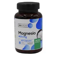 RAIZ NATURAL - Magnesio 400 mg x 120 Capsulas