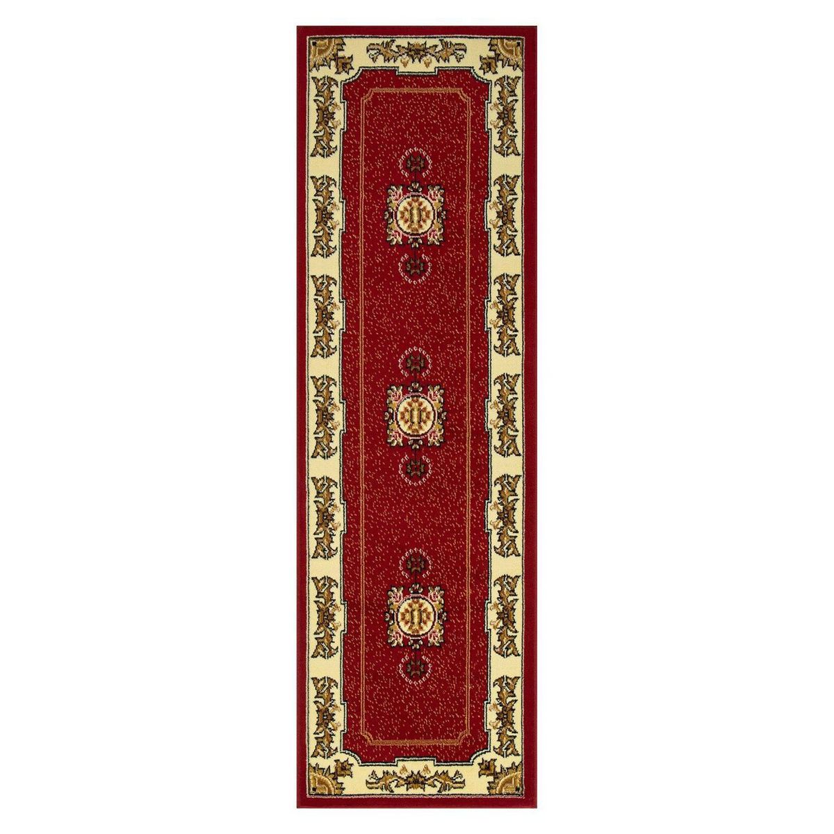 MODA ALFOMBRAS - Alfombra pasillo kashan king roja 66 cm x 430 cm