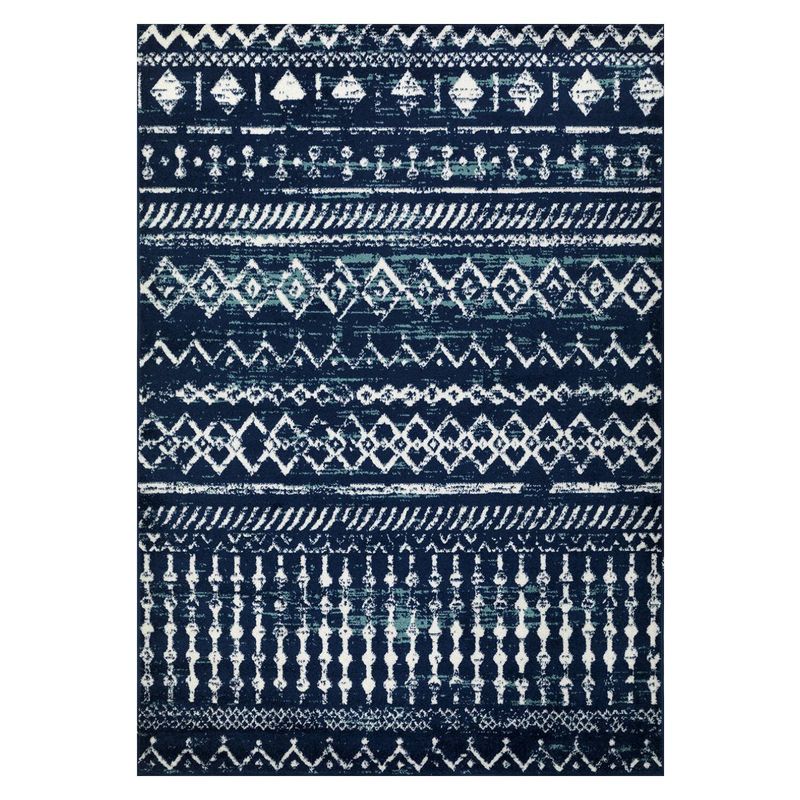 MODA ALFOMBRAS - Bajada de cama  phoenix marino 60 x 90 cm